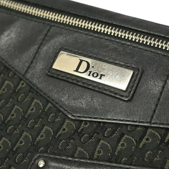 BUYIT Christian Dior Black Trotter Street Chic Shoulder Bag BOA0098 NQ01120 - Picture 3 of 16